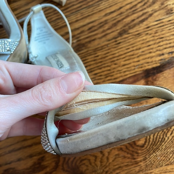 Steve Madden Stacey Sandal heels with Rhinestones - Picture 9 of 9